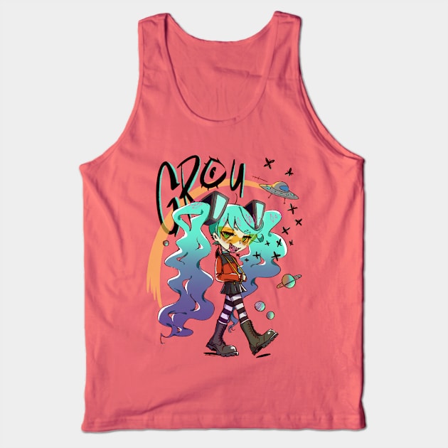 Galaxy friend Grou Tank Top by Ancsi